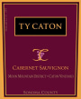 Ty Caton Estate Cabernet Sauvignon 2014 Front Label