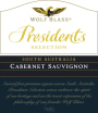 Wolf Blass Presidents Selection Cabernet Sauvignon 2008 Front Label