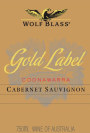 Wolf Blass Gold Label Cabernet Sauvignon 2008 Front Label