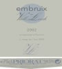 Vall Llach Embruix 2002 Front Label