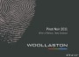 Woollaston Pinot Noir 2011 Front Label