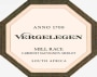 Vergelegen Mill Race Red Blend 2006 Front Label