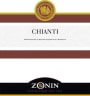 Zonin Chianti 2010 Front Label