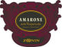 Zonin Amarone 2009 Front Label
