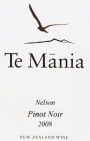 Te Mania Estate Pinot Noir 2008 Front Label