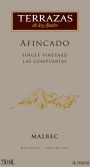 Terrazas de los Andes Las Compuertas Afincado Malbec 2012 Front Label