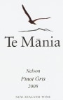 Te Mania Estate Pinot Gris 2008 Front Label