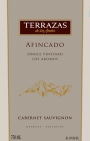 Terrazas de los Andes Los Aromos Afincado Cabernet Sauvignon 2010 Front Label