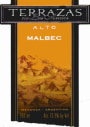 Terrazas de los Andes Alto Malbec 2012 Front Label