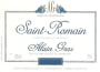 Alain Gras Saint-Romain Blanc 2011 Front Label