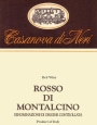 Casanova di Neri Rosso di Montalcino 2012 Front Label