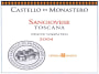 Castello di Monastero Sangiovese 2004 Front Label