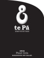 Te Pa Wines Pinot Gris 2015 Front Label