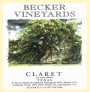 Becker Vineyards Claret Les Trois Dames 2010 Front Label