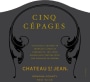 Chateau St. Jean Cinq Cepages Cabernet Sauvignon 2011 Front Label