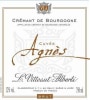 Vitteaut Alberti Cremant de Bourgogne Agnes Blanc de Blancs 2006 Front Label