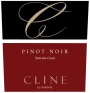 Cline Pinot Noir 2010 Front Label