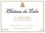 Chateau du Cedre Cahors 2012 Front Label