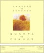 Chateau de Suronde Quarts de Chaume 2003 Front Label
