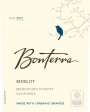 Bonterra Mendocino County Merlot 2012 Front Label