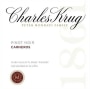 Charles Krug Carneros Pinot Noir 2011 Front Label