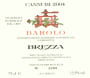 Brezza Barbera d'Alba Cannubi 2004 Front Label