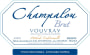 Champalou Vouvray Petillant Methode Traditionelle Brut 2011 Front Label