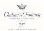 Chateau de Chamirey Mercurey Rouge 2012 Front Label