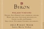 Byron Nielson Vineyard Pinot Noir 2012 Front Label