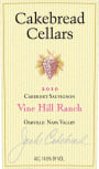 Cakebread Vine Hill Ranch Cabernet Sauvignon 2010 Front Label