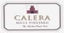 Calera Mills Vineyard Pinot Noir 2008 Front Label
