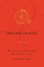 Dutcher Crossing Winery Maple Vineyard Zinfandel 2012 Front Label