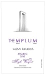 Templum Gran Reserva Single Vineyard Malbec 2010 Front Label