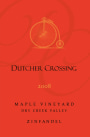 Dutcher Crossing Winery Maple Vineyard Zinfandel 2008 Front Label