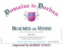 Domaine de Durban Beaumes-de-Venise 2012 Front Label