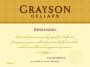 Grayson Cellars Zinfandel 2009 Front Label