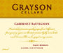 Grayson Cellars Cabernet Sauvignon 2009 Front Label