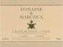 Domaine de Marcoux Chateauneuf-du-Pape Blanc 2008 Front Label