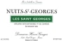 Domaine Henri Gouges Nuits-Saint-Georges 2012 Front Label