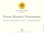 Hartford Four Hearts Vineyard Chardonnay 2012 Front Label