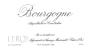Maison Leroy Bourgogne Blanc 2009 Front Label