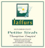 Jaffurs Thompson Vineyard Petite Sirah 2012 Front Label