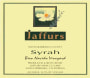 Jaffurs Bien Nacido Vineyard Syrah 2007 Front Label