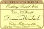 Domaine Weinbach Cuvee Sainte Catherine Tokay Pinot Gris 2011 Front Label