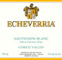 Echeverria Sauvignon Blanc 2012 Front Label