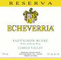 Echeverria Reserva Sauvignon Blanc 2012 Front Label
