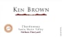 Ken Brown Nielson Vineyard Chardonnay 2012 Front Label