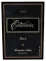 Estancia Duo 1998 Front Label