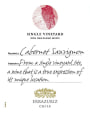 Errazuriz Single Vineyard Cabernet Sauvignon 2012 Front Label