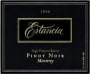 Estancia Reserve Pinot Noir 1998 Front Label